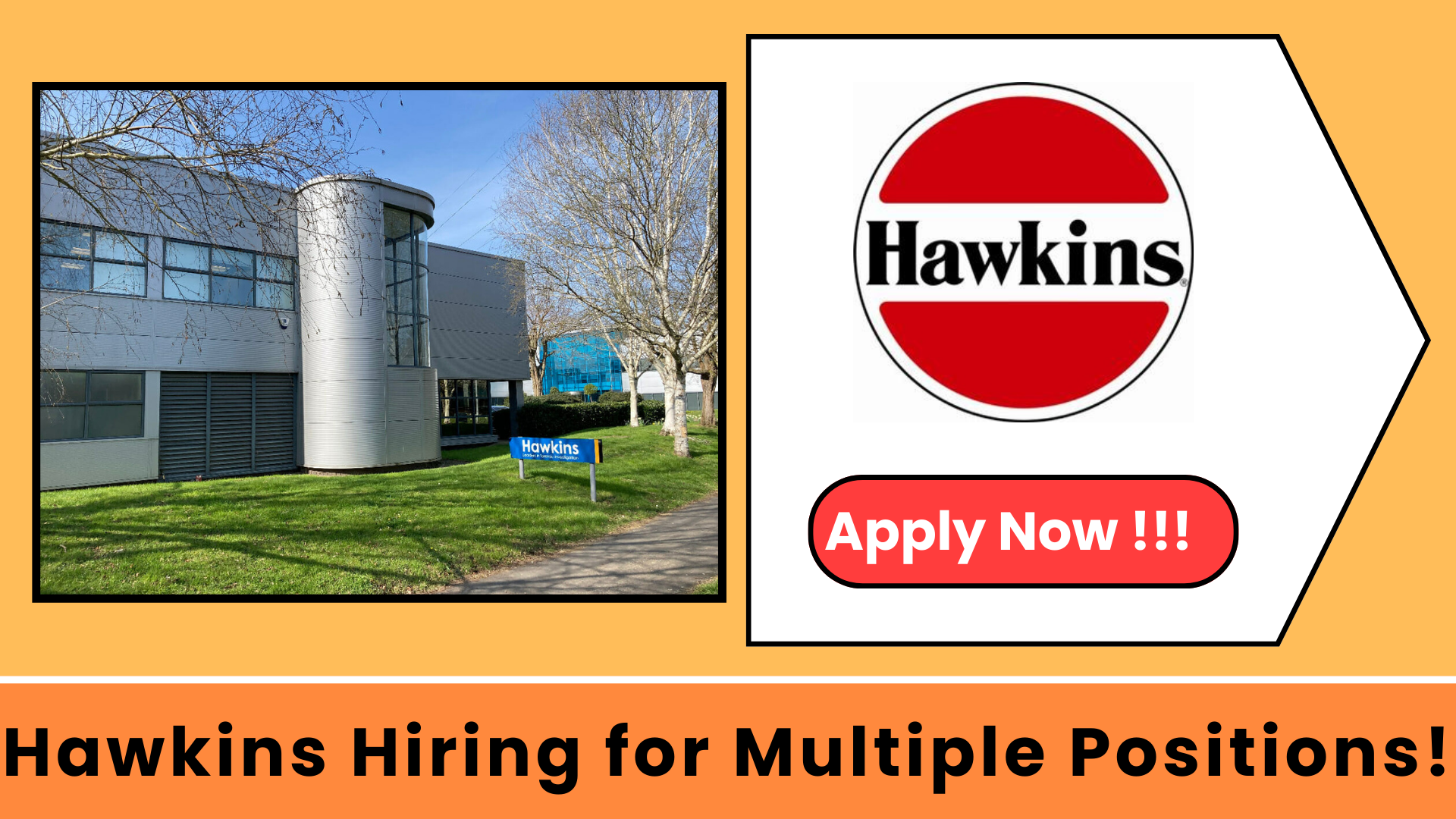 Hawkins is hiring freshers as a Trainee Across India