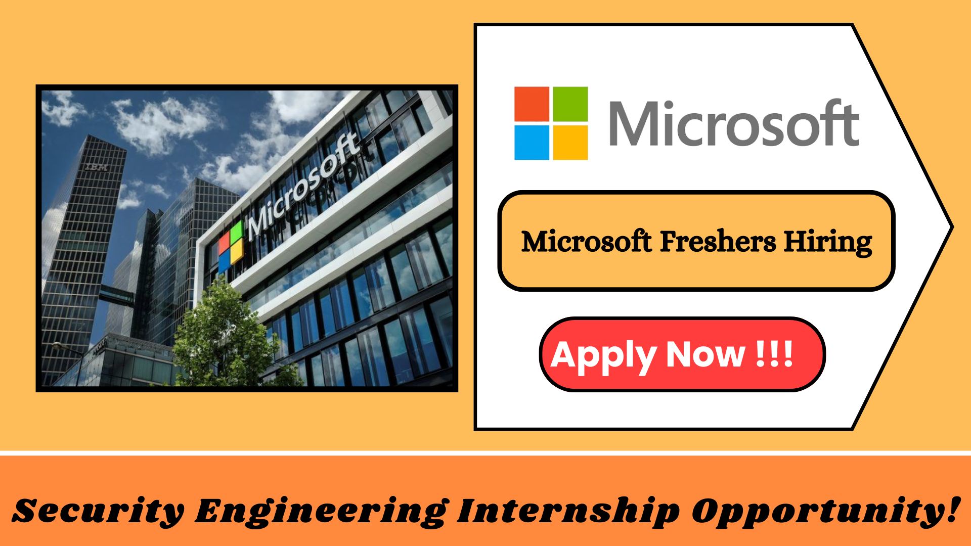 Microsoft Freshers Hiring as a Security Engineering Intern