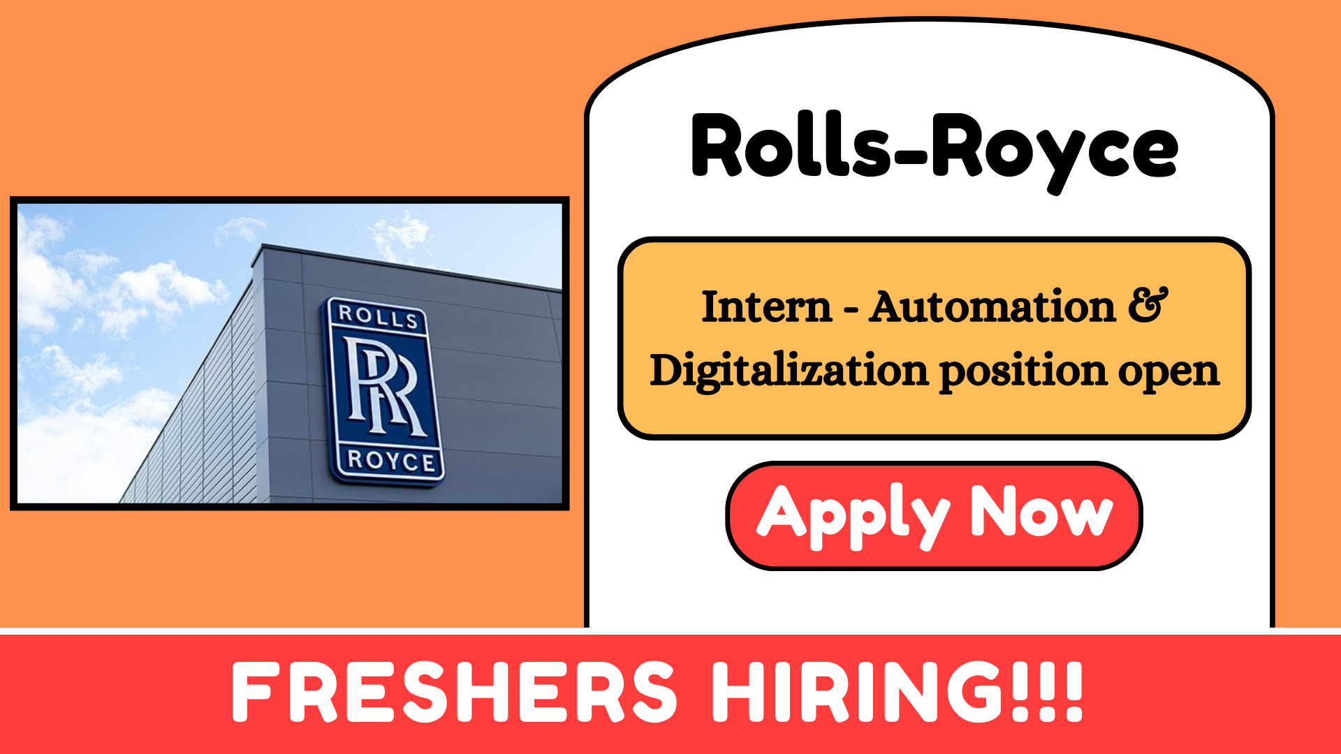 rolls-royce freshers recruitment