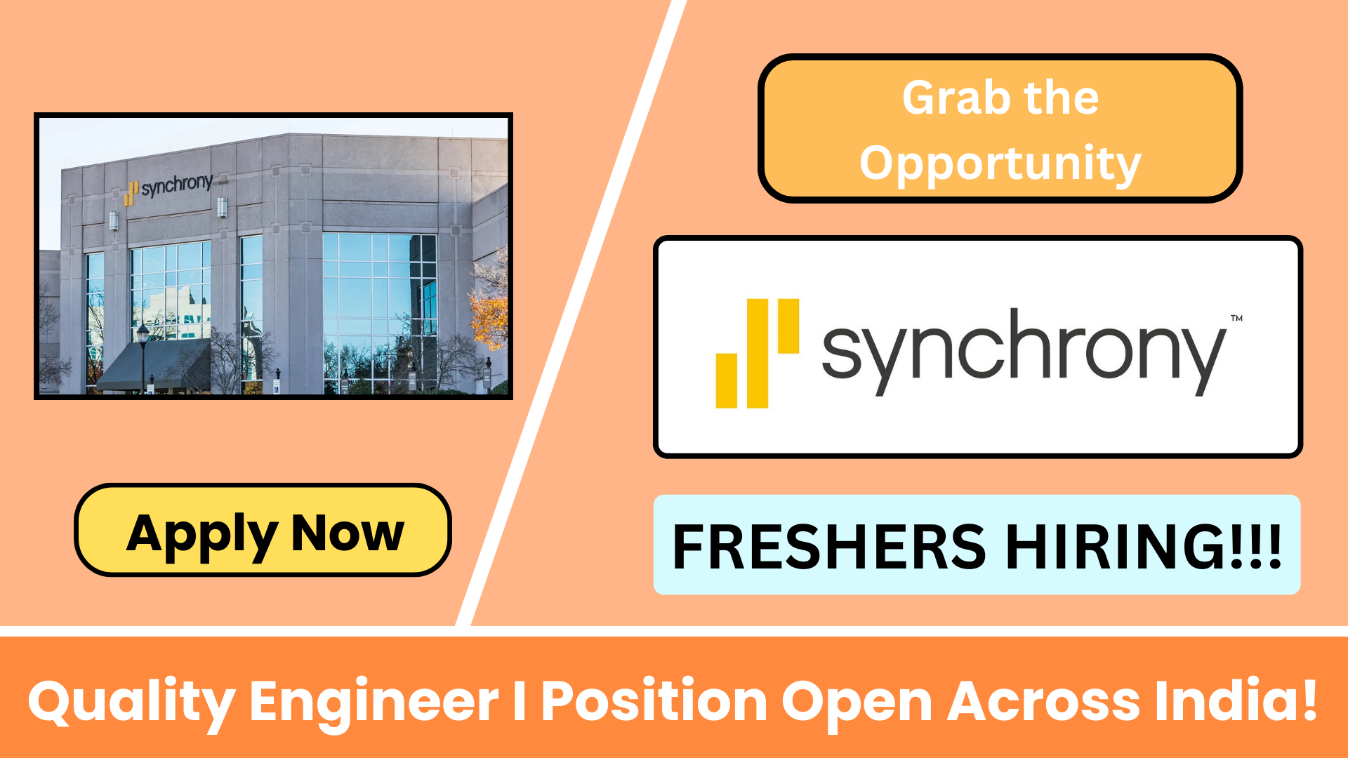 Synchrony Freshers Hiring