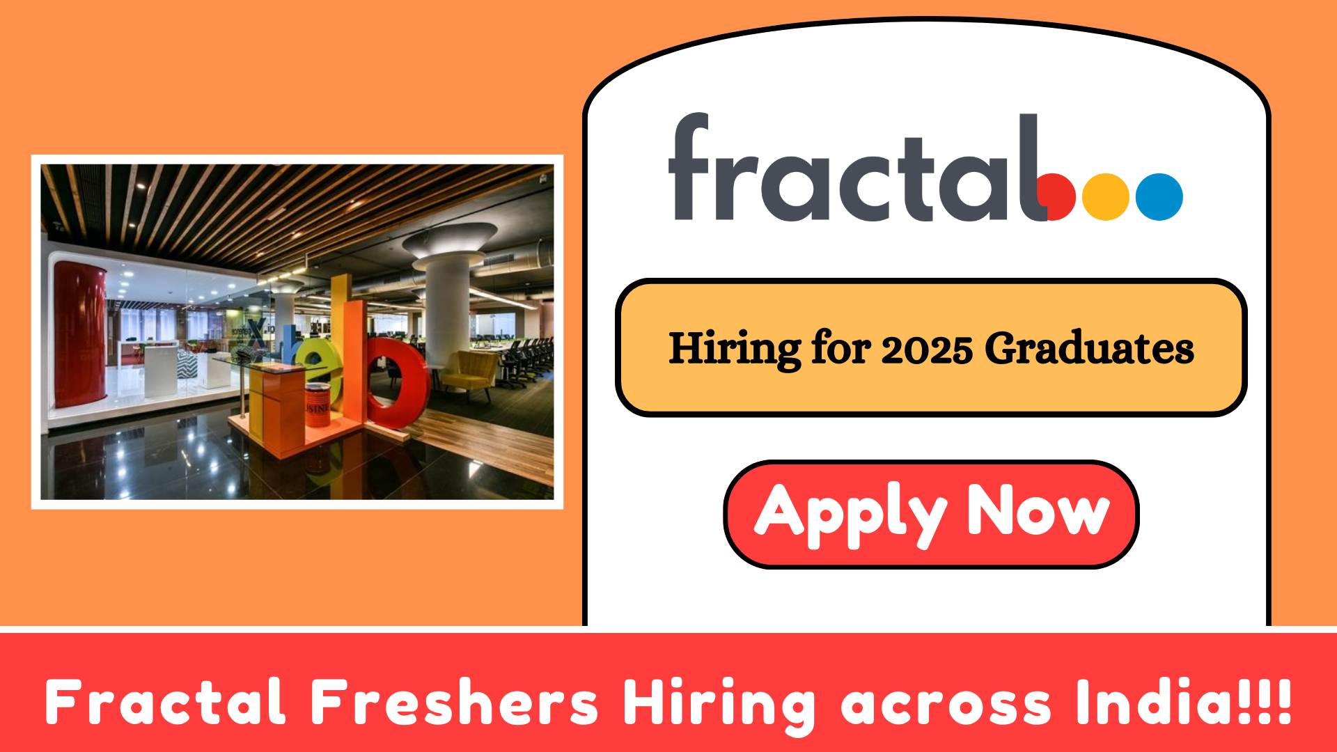 Fractal Freshers Hiring for Imagineer role across India!