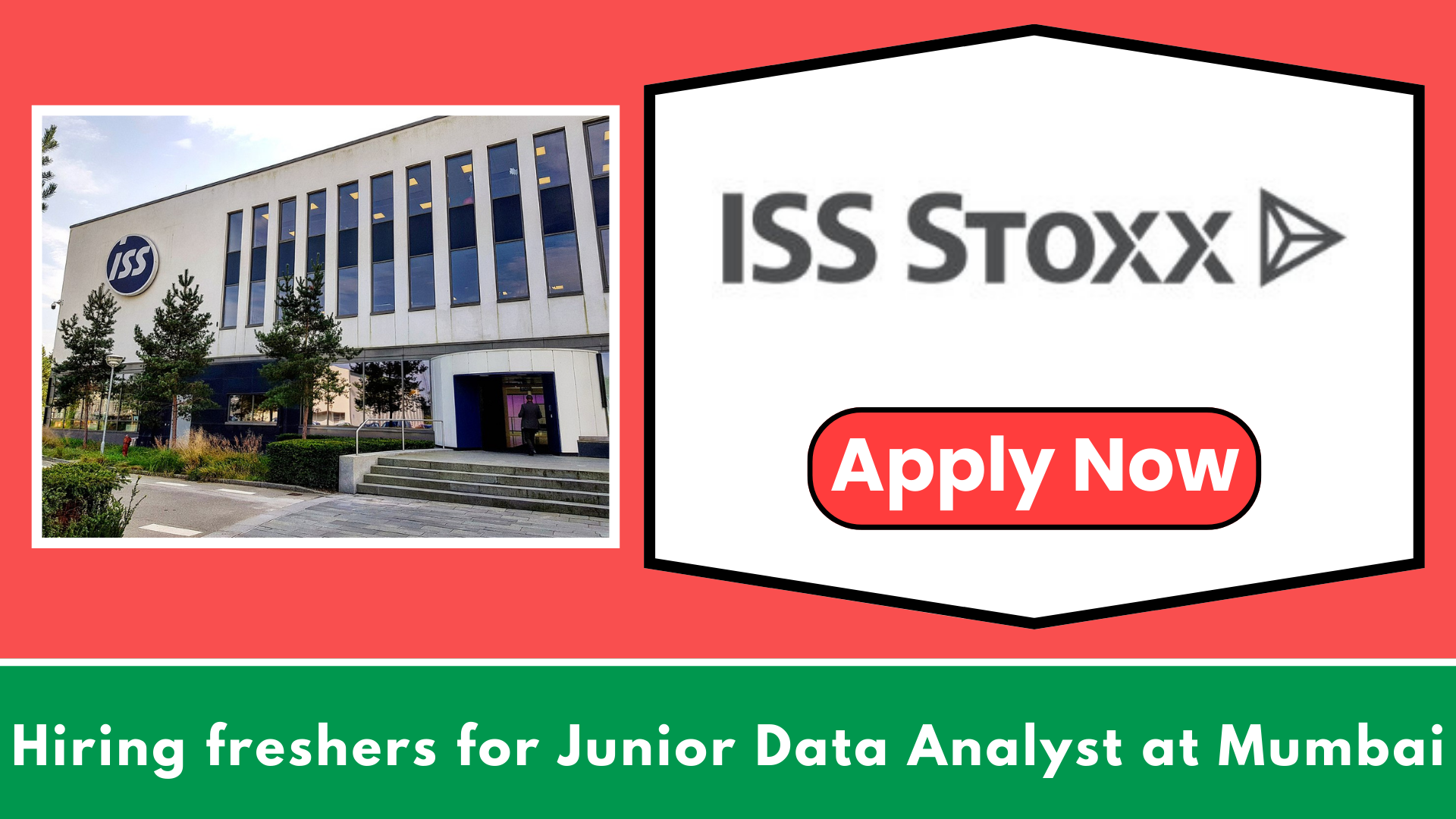 ISS is hiring freshers for Junior Data Analyst at Mumbai