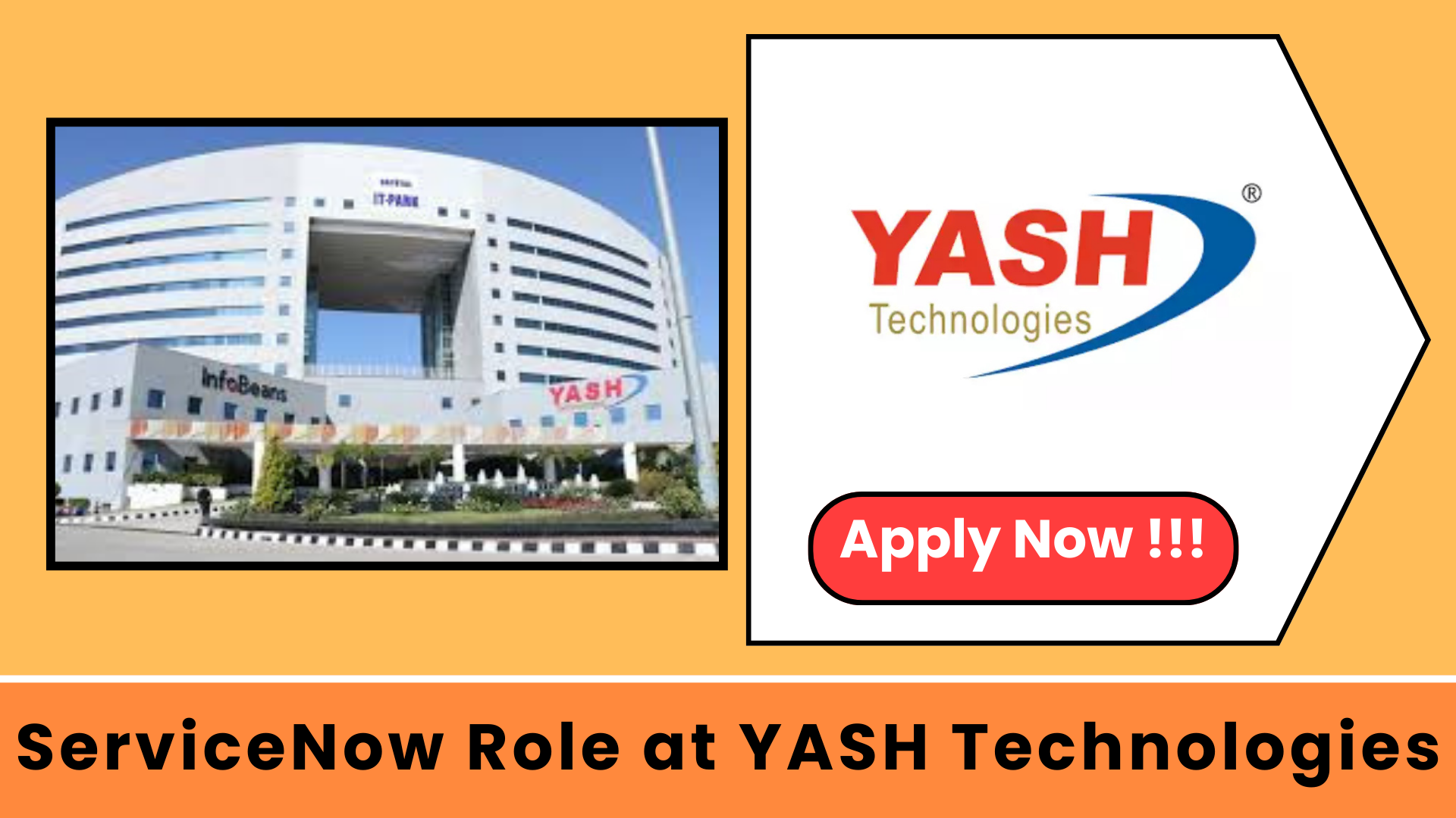 YASH Technologies: Freshers Hiring for Trainee - ServiceNow