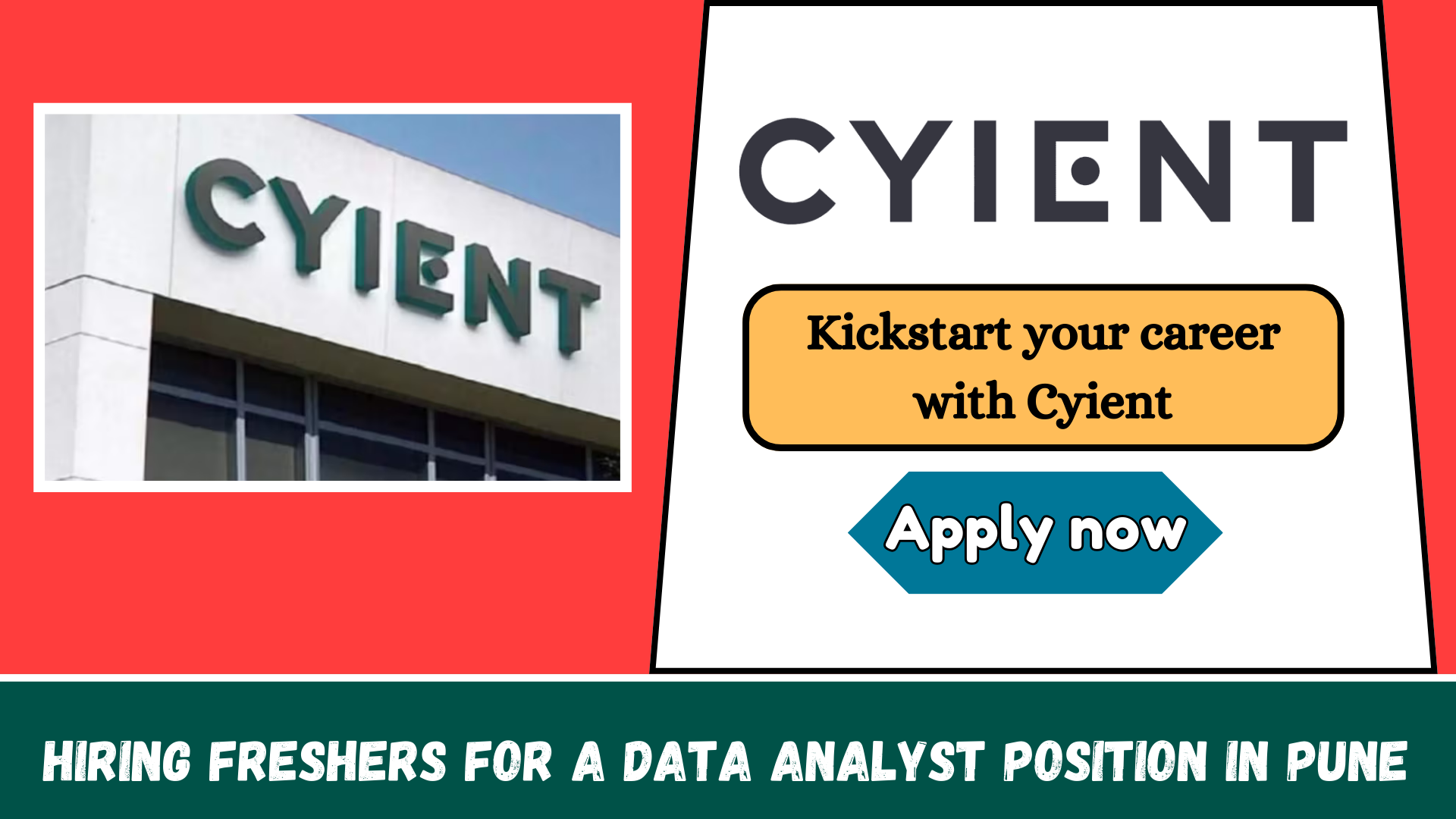 Cyient is Hiring Freshers for a Data Analyst Position in Pune