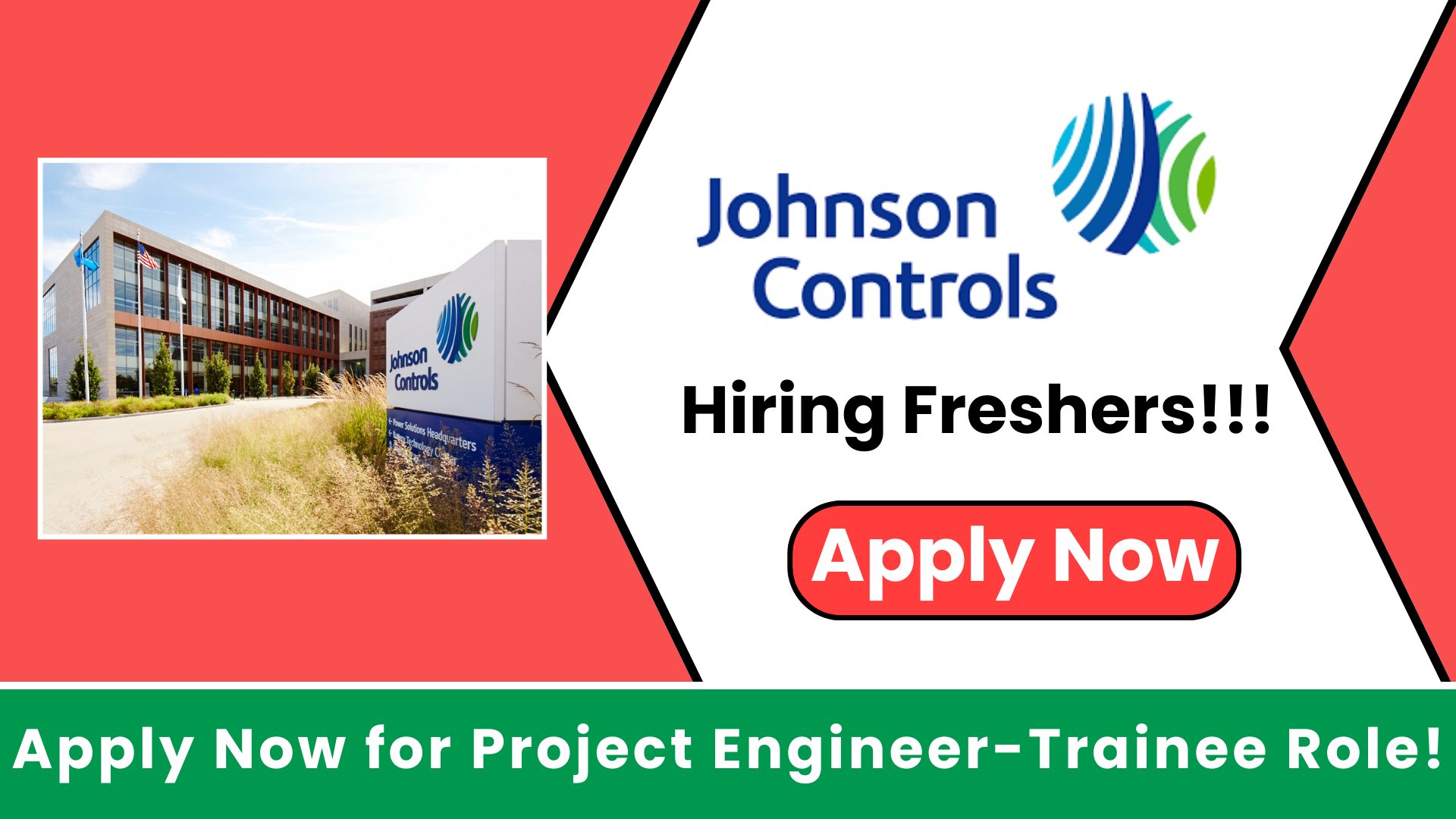 Johnson Controls Hiring Freshers for Project Engineer Role