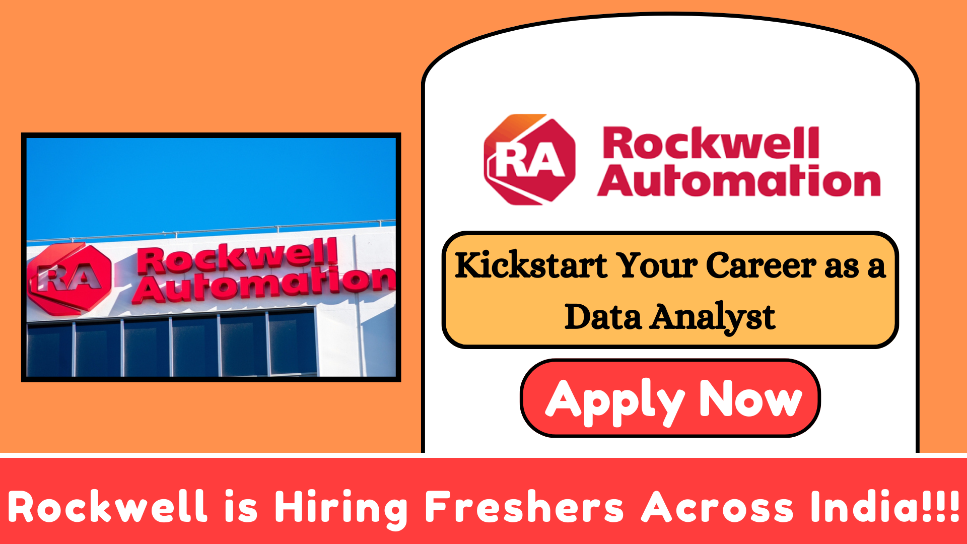 Data Analyst at Rockwell Automation in India Hiring Freshers