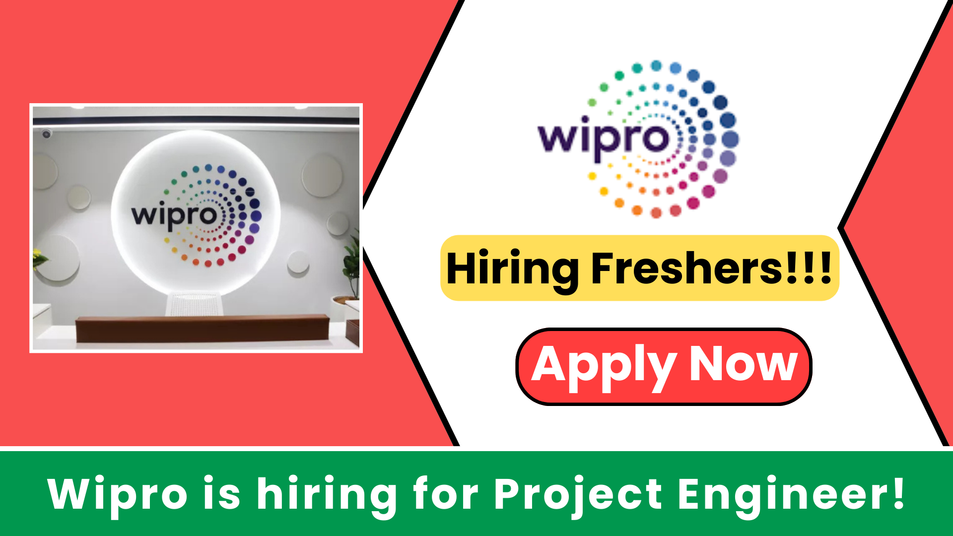 Wipro is hiring freshers for Project Engineer across India