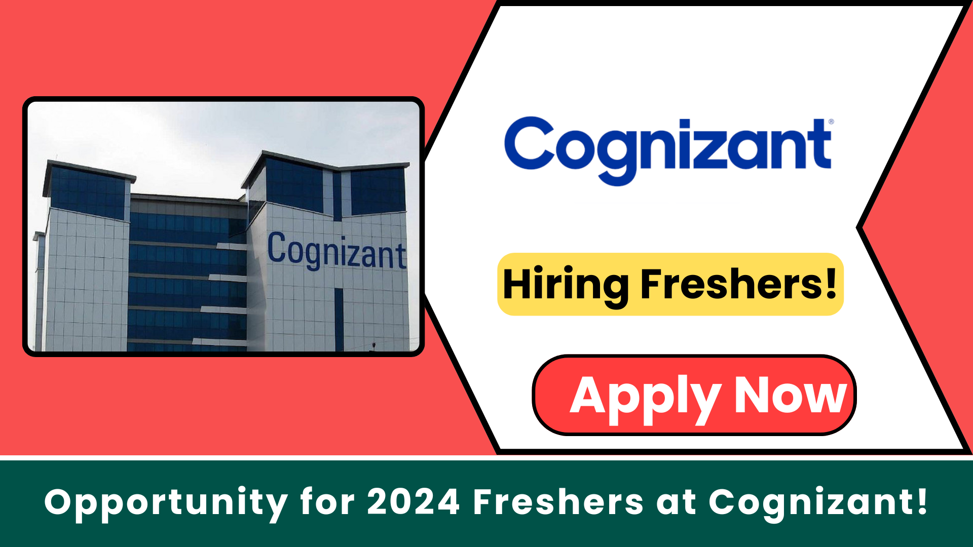 Opportunities for 2024 Freshers at Cognizant - Across India