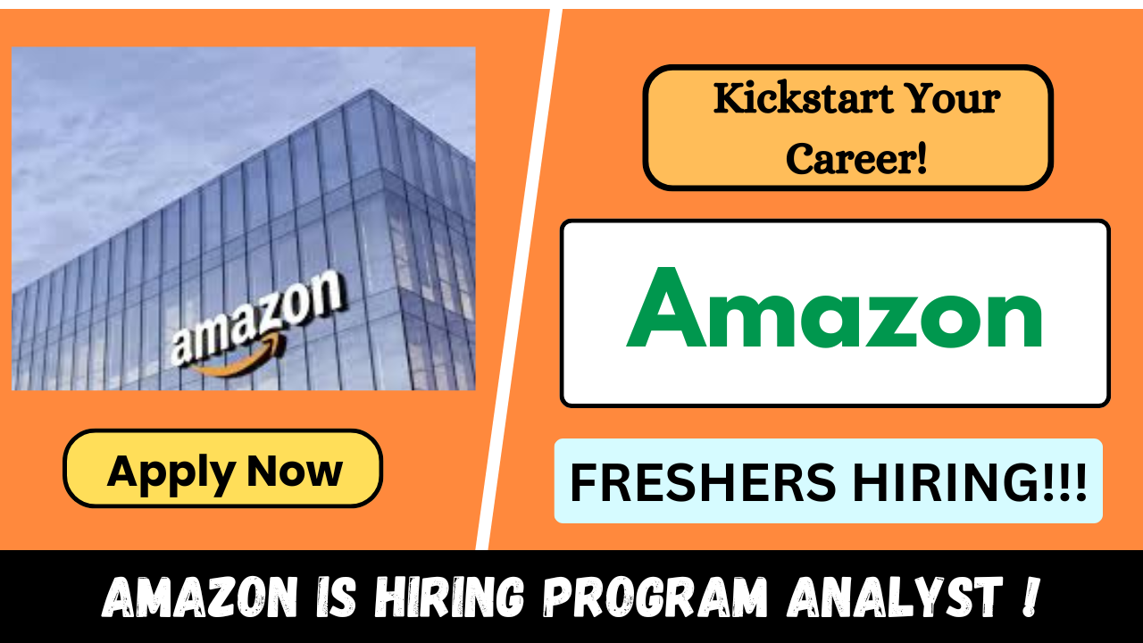 Exciting Opportunity – Join Amazon as a Program Analyst!