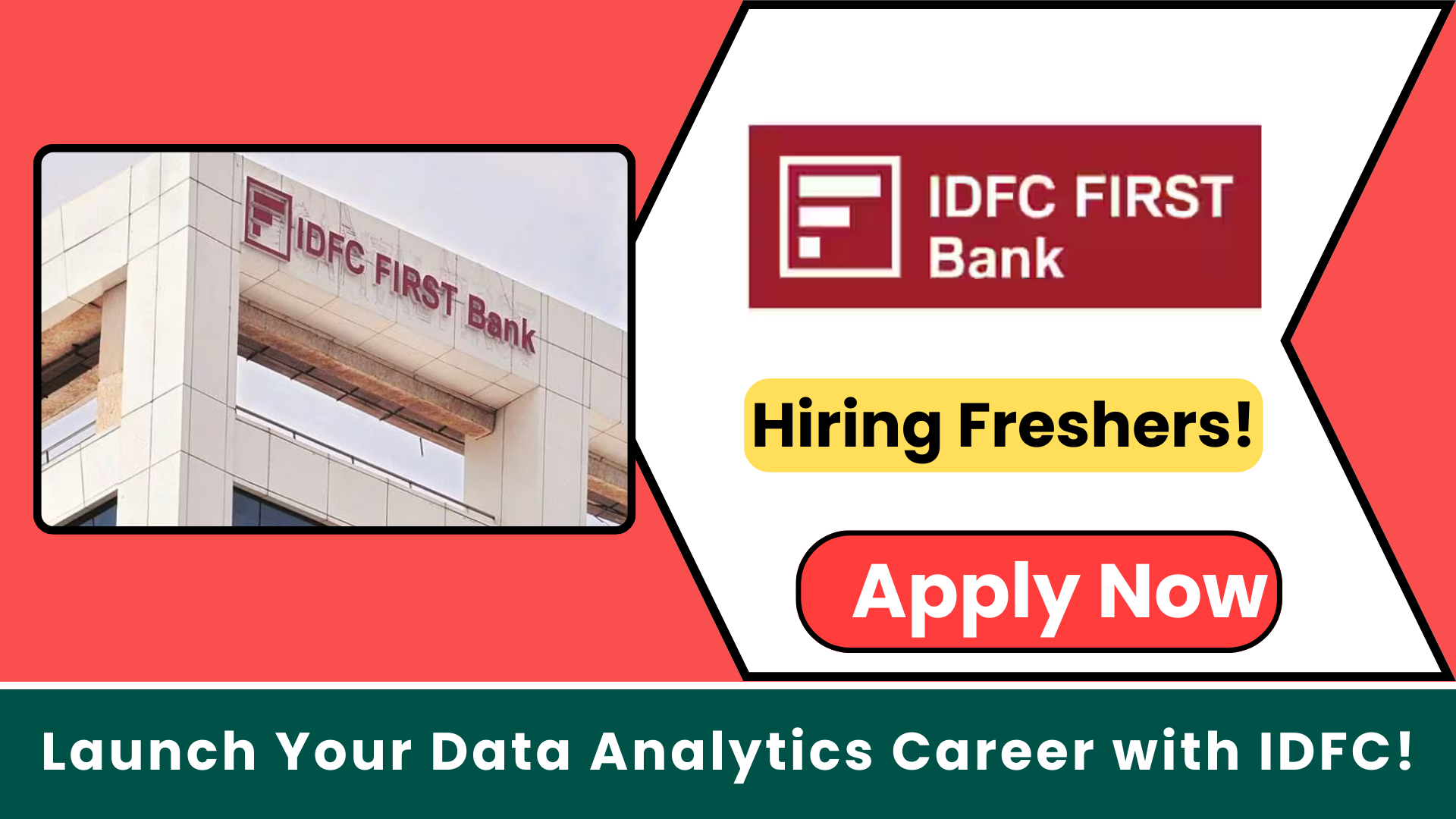 Freshers Join IDFC First Bank as an Associate Data Analyst