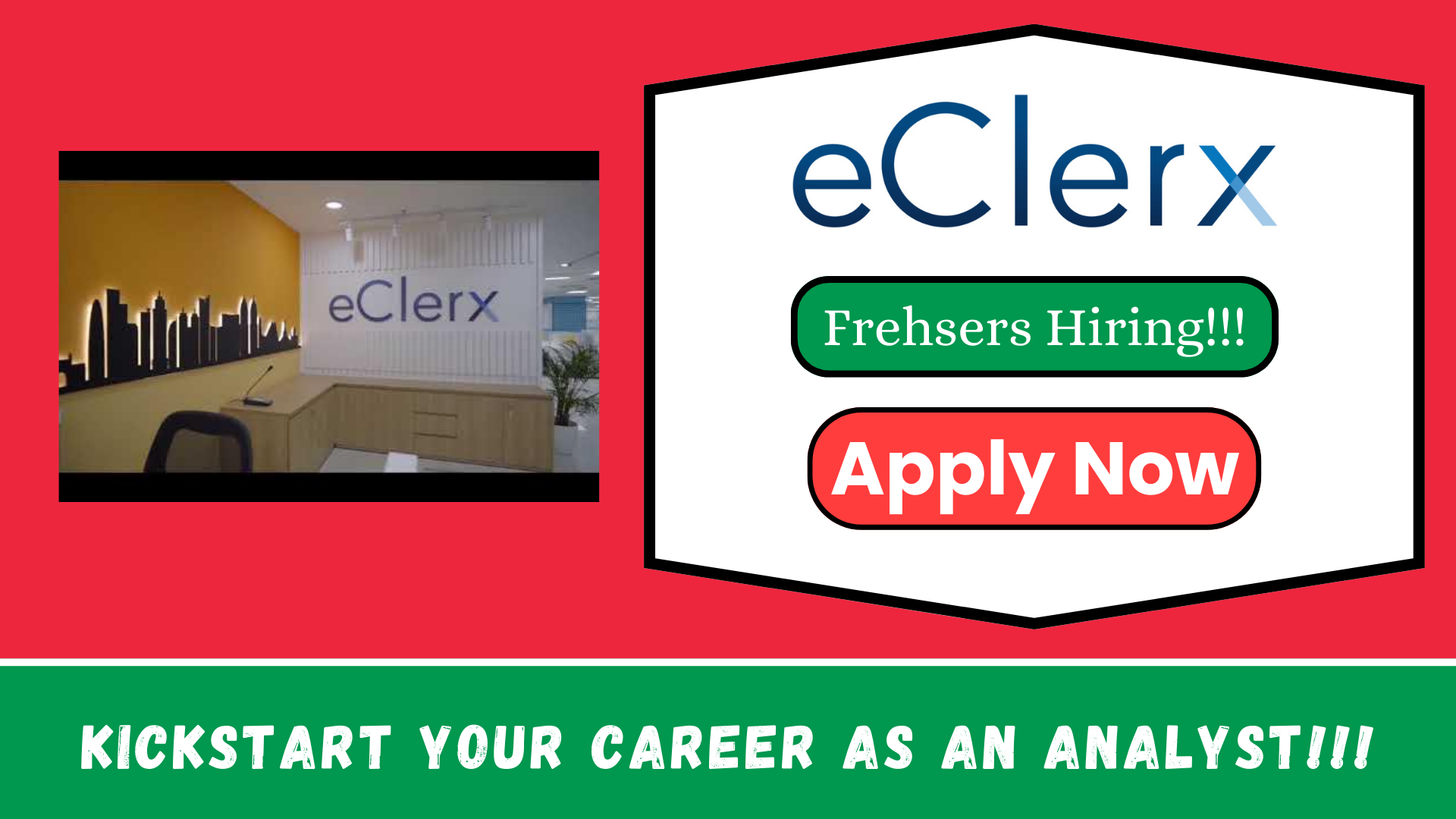 eClerx is Hiring Freshers for Analyst role in Mumbai-India